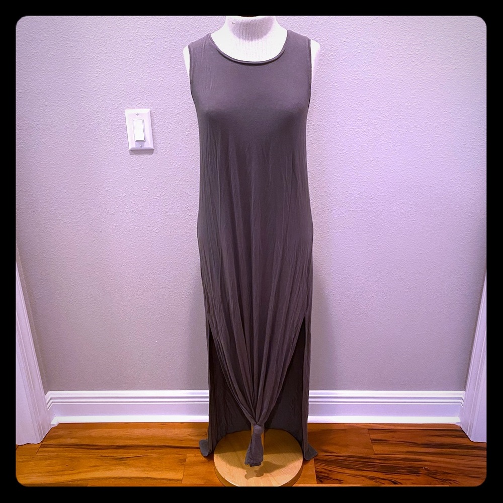Maxi dress green/grey